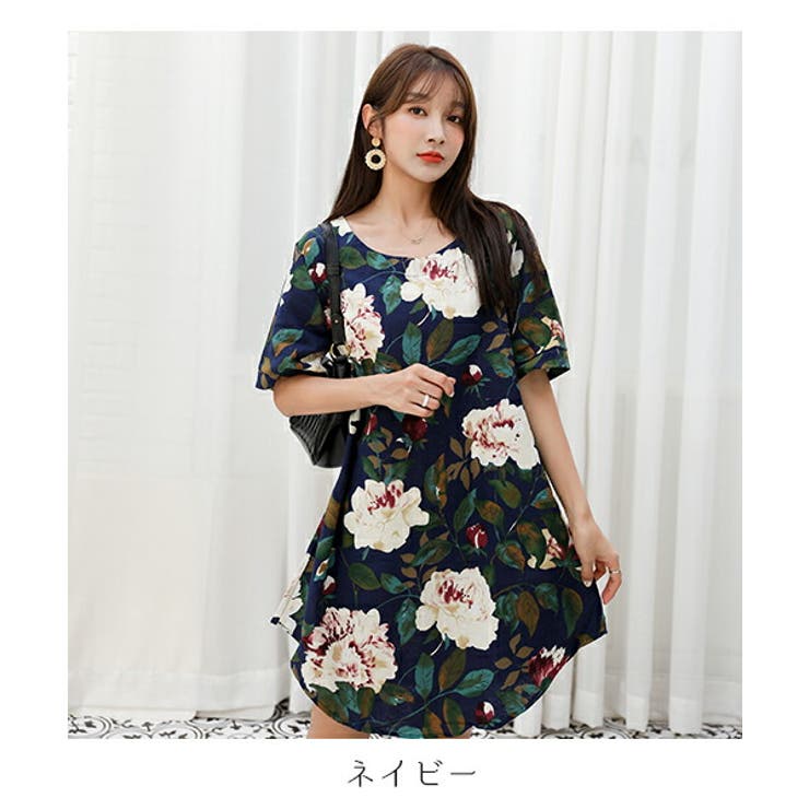 花柄 ワンピース チュニック | maison de LATIR | 詳細画像16 