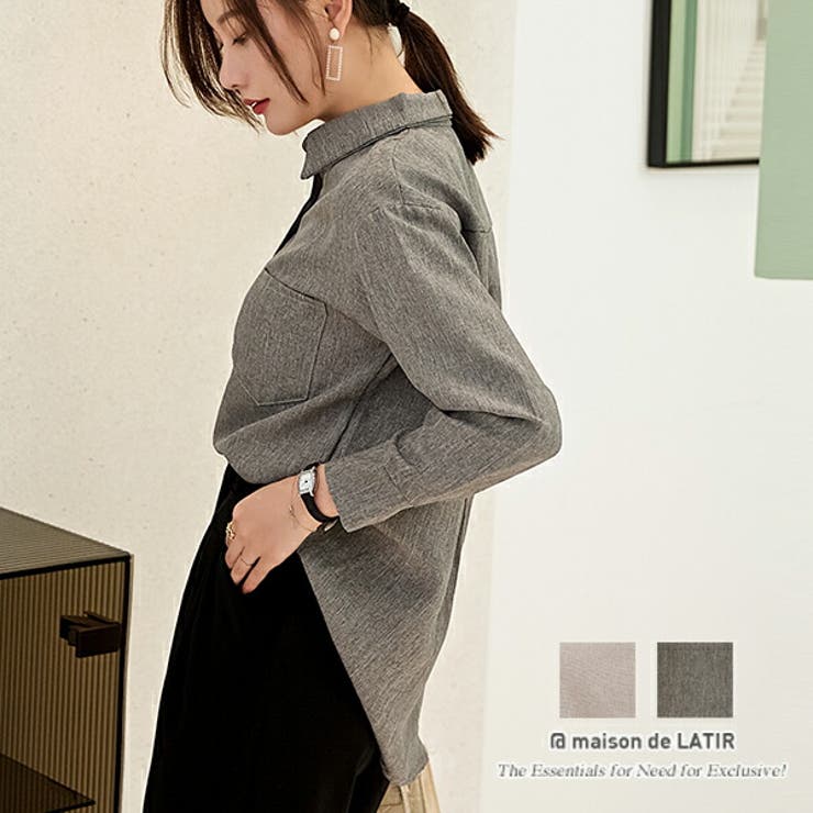 トップス 前開き シャツ | maison de LATIR | 詳細画像1 
