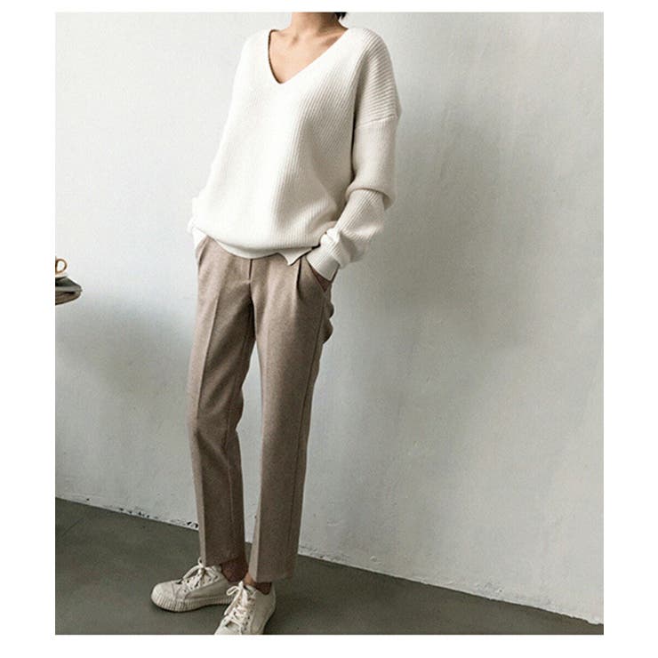 レディースニット冬服セーター夏トップス長袖韓国丸首オフィスニットトップスにトップス大人かわいいきれいめトップス夏韓国シンプル無地OLオフィス