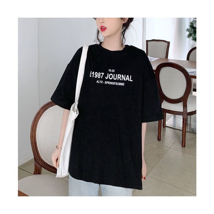 英字ロゴがBIGTシャツ オーバーサイズ 半袖 | maison de LATIR | 詳細画像14 