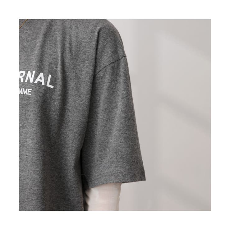英字ロゴがBIGTシャツ オーバーサイズ 半袖 | maison de LATIR | 詳細画像17 