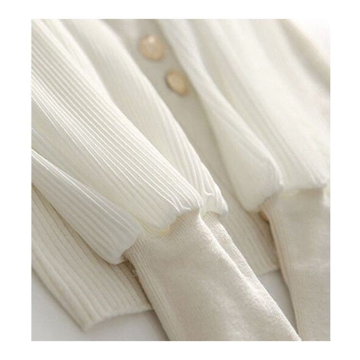 パフスリーブが上品なハイネックセーター 薄手 ふんわり | maison de LATIR | 詳細画像13 