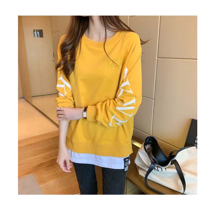 インパクトのあるロゴが印象的なスウェット ゆったり ラフ可愛い | maison de LATIR | 詳細画像10 