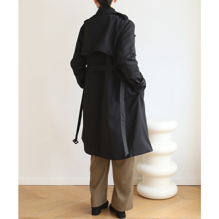 大人上品さを引き立てるベルト付きトレンチコート 冬 韓国 | maison de LATIR | 詳細画像33 