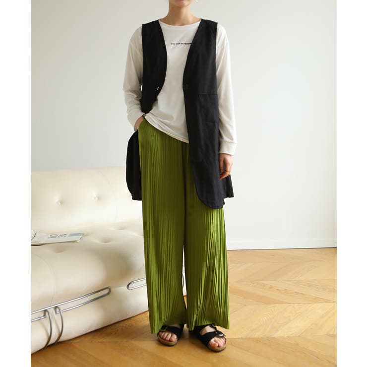 シンプルで着回し抜群！合わせやすいレター文字ロンT 長袖カットソー レディース | maison de LATIR | 詳細画像8 