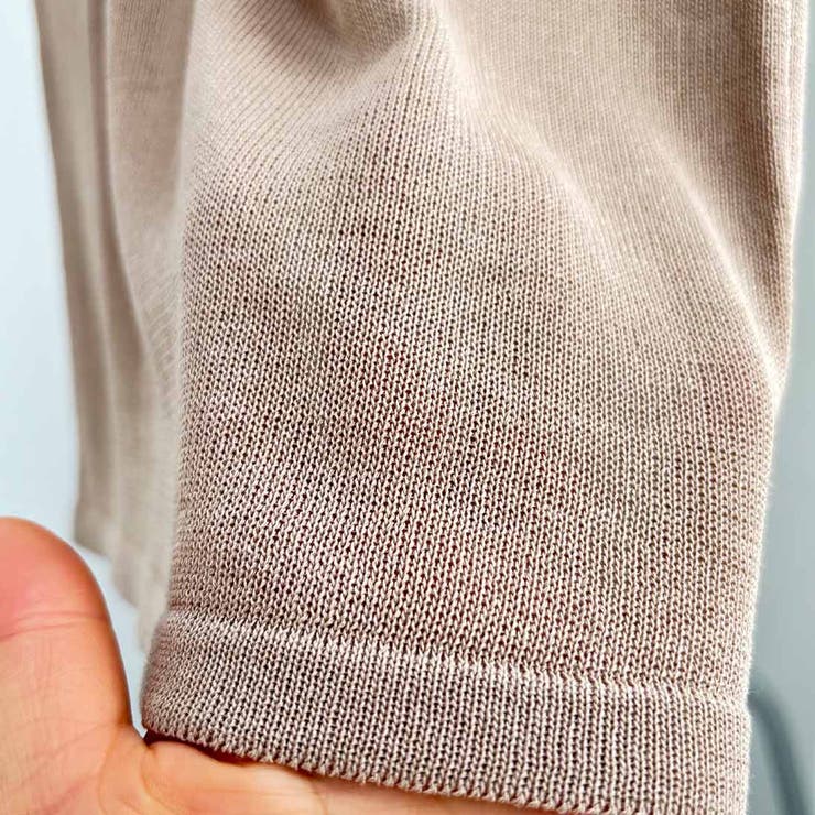 透け感がオシャレなハイネックノースリーブニットトップス 春 シースルー | maison de LATIR | 詳細画像17 