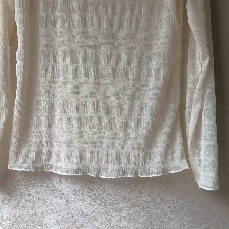 シアーハイネックトップス シアートップス シースルー | maison de LATIR | 詳細画像8 