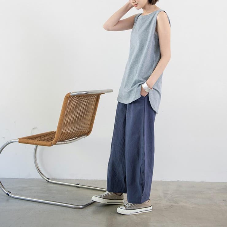 大人コーデをすっきり見せるノースリーブ カットソー プルオーバー | maison de LATIR | 詳細画像5 