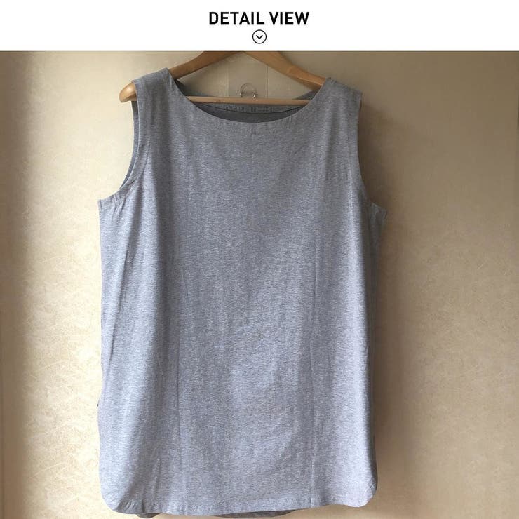 大人コーデをすっきり見せるノースリーブ カットソー プルオーバー | maison de LATIR | 詳細画像6 