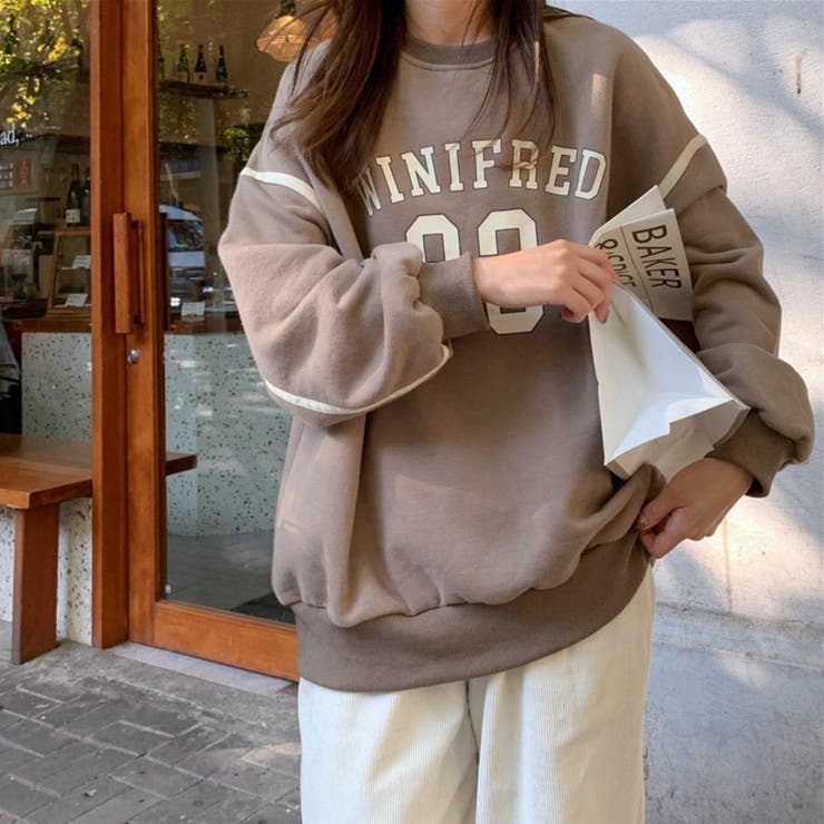 ビッグシルエットトレーナー トレーナー スウェット | maison de LATIR | 詳細画像4 