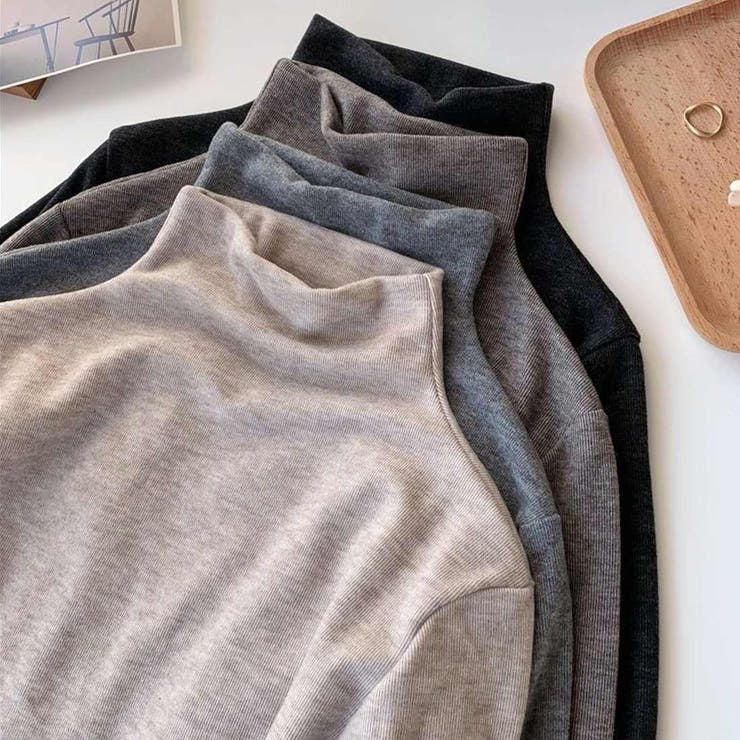 裏起毛タートルネック タートルネック トップス | maison de LATIR | 詳細画像1 