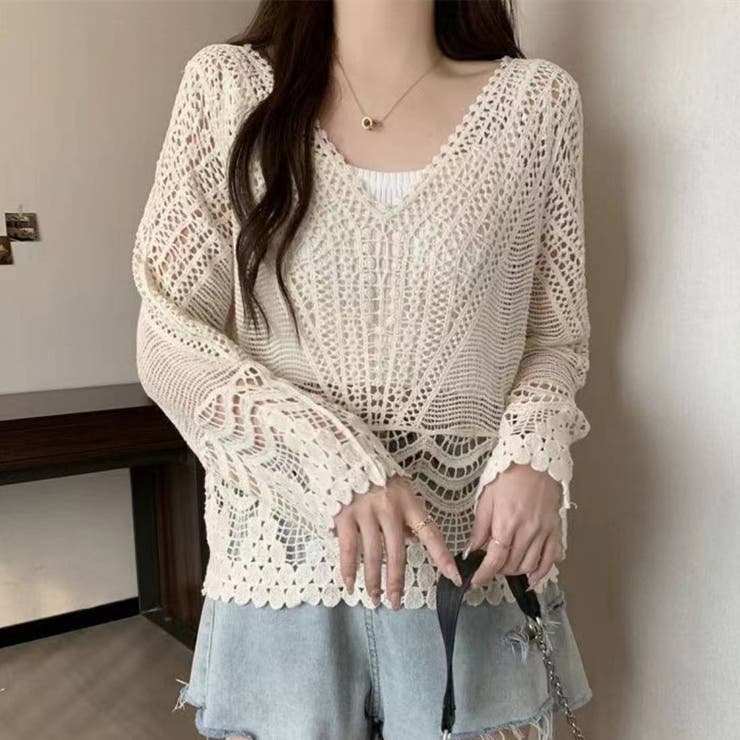 大人の抜け感を演出してくれるクロシェトップス 肌見せ リゾート | maison de LATIR | 詳細画像5 