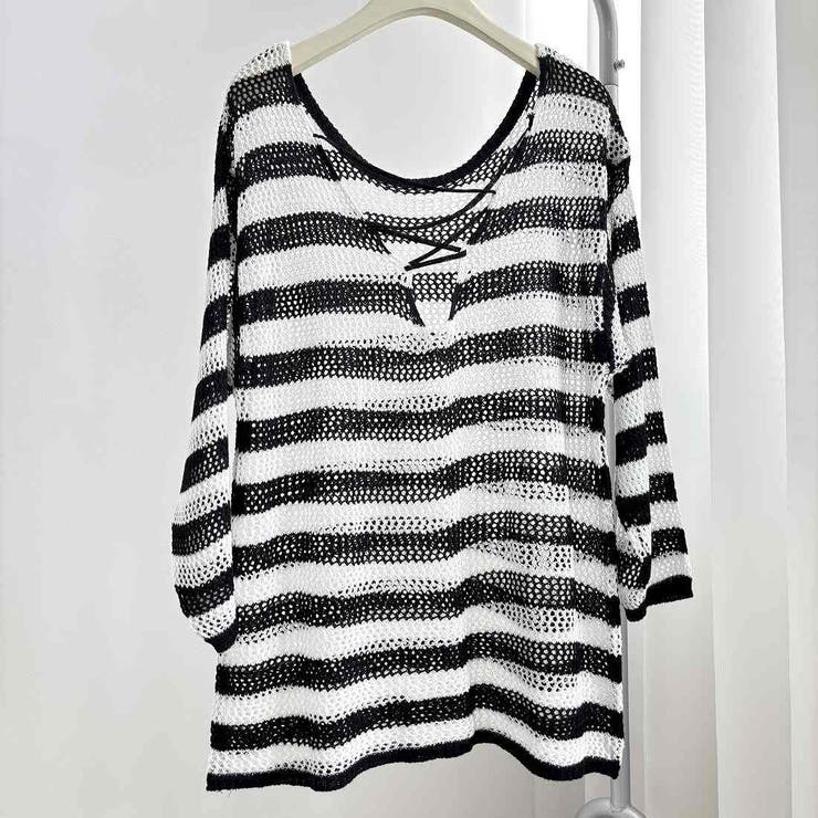 透け感レイヤードも楽しめる長袖シアートップス シアー シースルー | maison de LATIR | 詳細画像7 