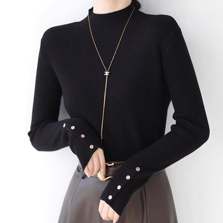 ニット リブ タートル | maison de LATIR | 詳細画像11 