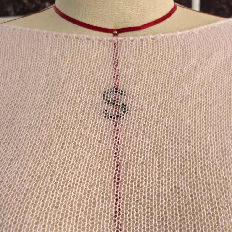 秋冬らしい上品で女性らしいモヘアタッチ シアープルオーバー ローゲージニット | maison de LATIR | 詳細画像13 