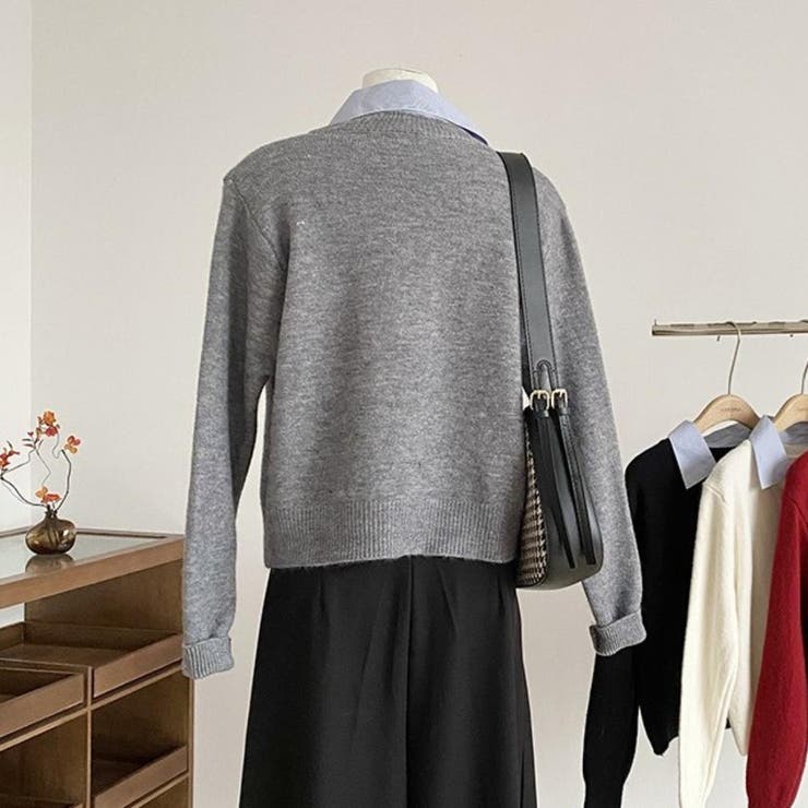 大人かわいい着映えニットカーディガン トップス 羽織 | maison de LATIR | 詳細画像4 