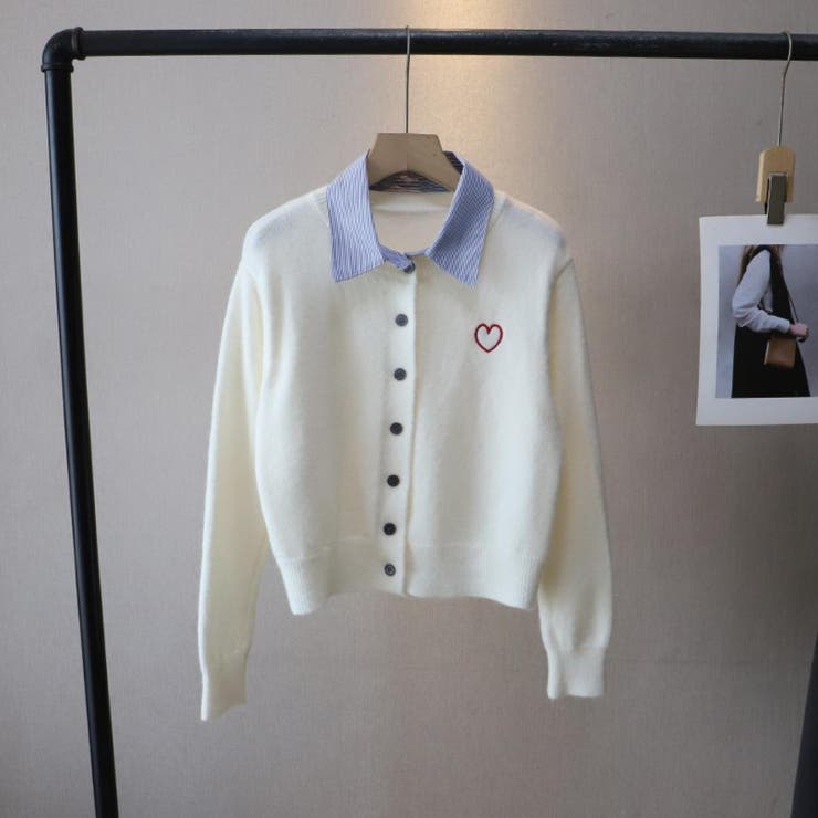 大人かわいい着映えニットカーディガン トップス 羽織 | maison de LATIR | 詳細画像8 