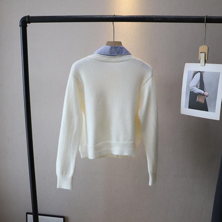 大人かわいい着映えニットカーディガン トップス 羽織 | maison de LATIR | 詳細画像9 