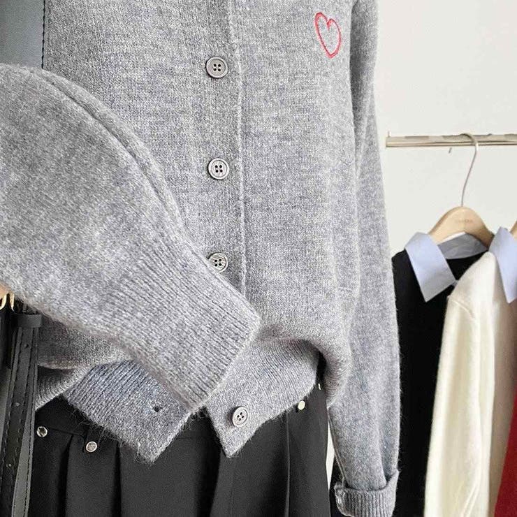 大人かわいい着映えニットカーディガン トップス 羽織 | maison de LATIR | 詳細画像15 