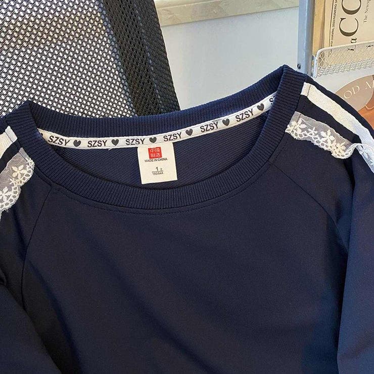 甘さと抜け感をほどよく楽しむ、レースリボンライントップス 大人カジュアルトップス… | maison de LATIR | 詳細画像8 