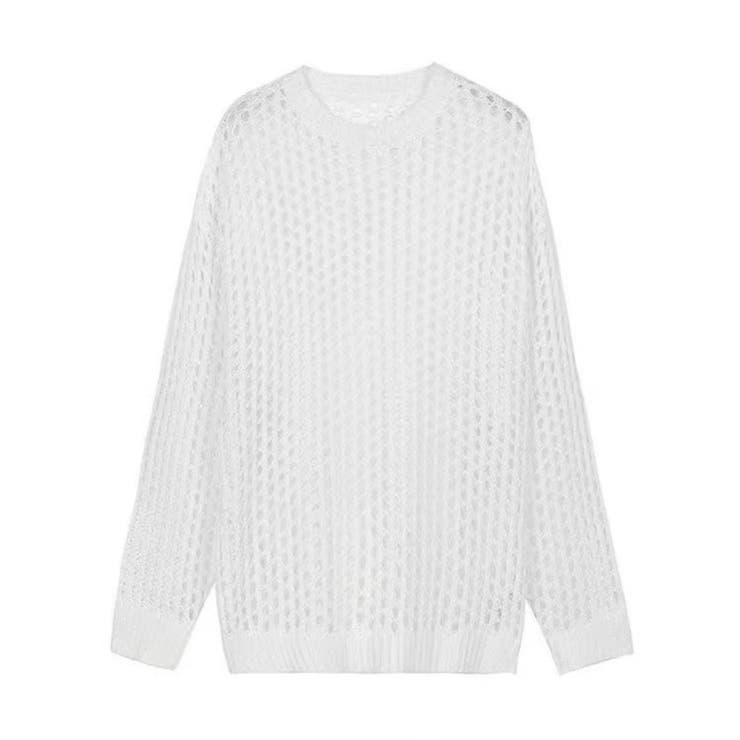 着るだけでサマ見え。メッシュニット 春 春服 | maison de LATIR | 詳細画像5 