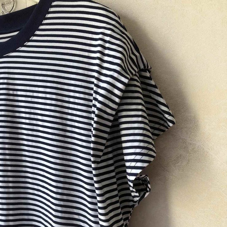 Tシャツ感覚で使える！タックスリーブ半袖カットソー カジュアル ゆったり | maison de LATIR | 詳細画像11 