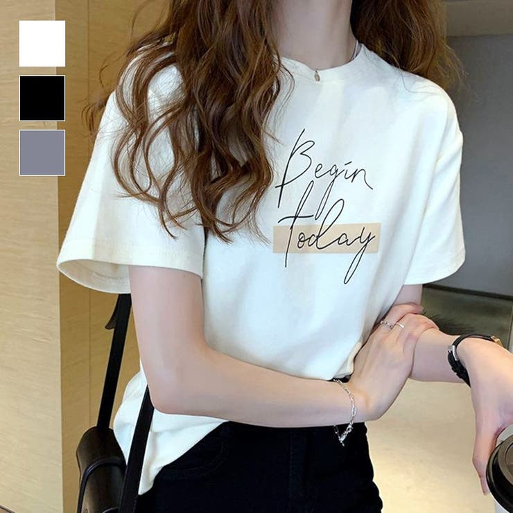 半袖ロゴTシャツ Tシャツ ロゴT | maison de LATIR | 詳細画像1 