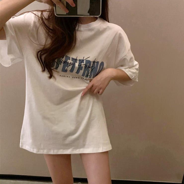 半袖フロントロゴビックTシャツ Tシャツ 半袖 | maison de LATIR | 詳細画像2 