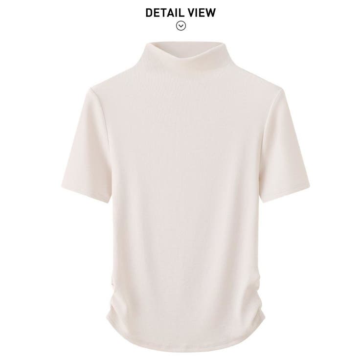 半袖ハイネックトップス ハイネック カットソー | maison de LATIR | 詳細画像8 