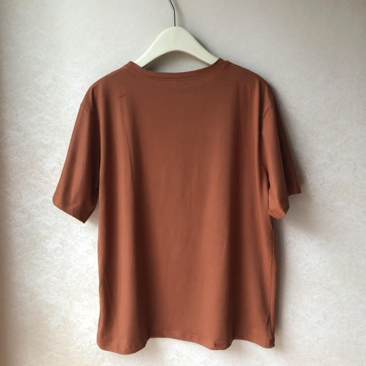 大人カジュアルにぴったりなワンポイントデザイン刺繍ハーフスリーブTシャツ | maison de LATIR | 詳細画像7 
