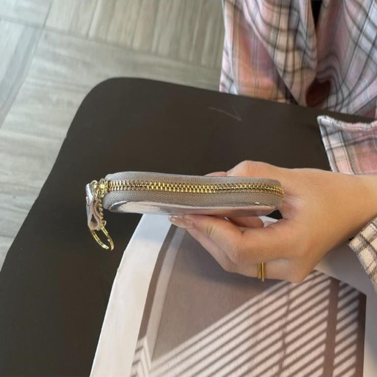 ハート型が可愛いメタリックミニウォレット。ミニ財布 コインケース バッグチャーム | maison de LATIR | 詳細画像14 