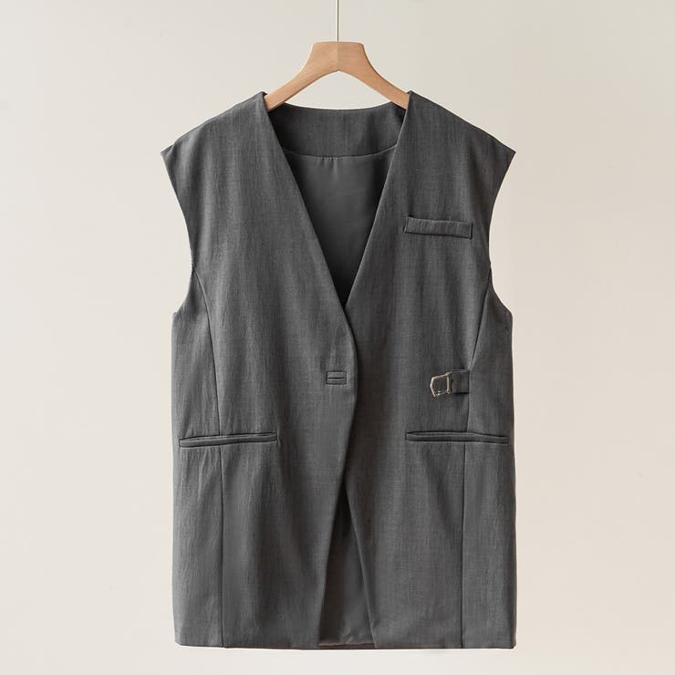 冬の活躍アイテム大人のための軽やかジレ アウター 羽織 | maison de LATIR | 詳細画像16 