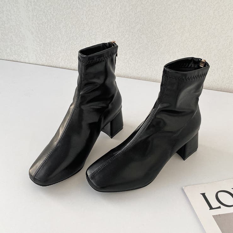 歩きやすくさりげなくスタイルアップできるバックジップブーツ 靴 シューズ | maison de LATIR | 詳細画像15 