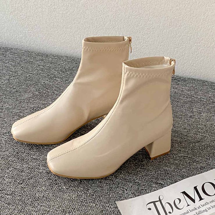 歩きやすくさりげなくスタイルアップできるバックジップブーツ 靴 シューズ | maison de LATIR | 詳細画像23 