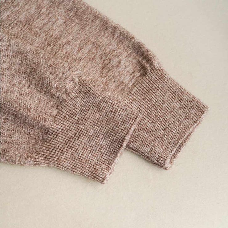 一枚で大人可愛い襟付きニットワンピース 冬 膝丈 | maison de LATIR | 詳細画像16 