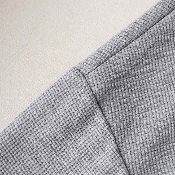 サーマル生地で着心地抜群！ZIPパーカー ジップパーカー カジュアル | maison de LATIR | 詳細画像20 