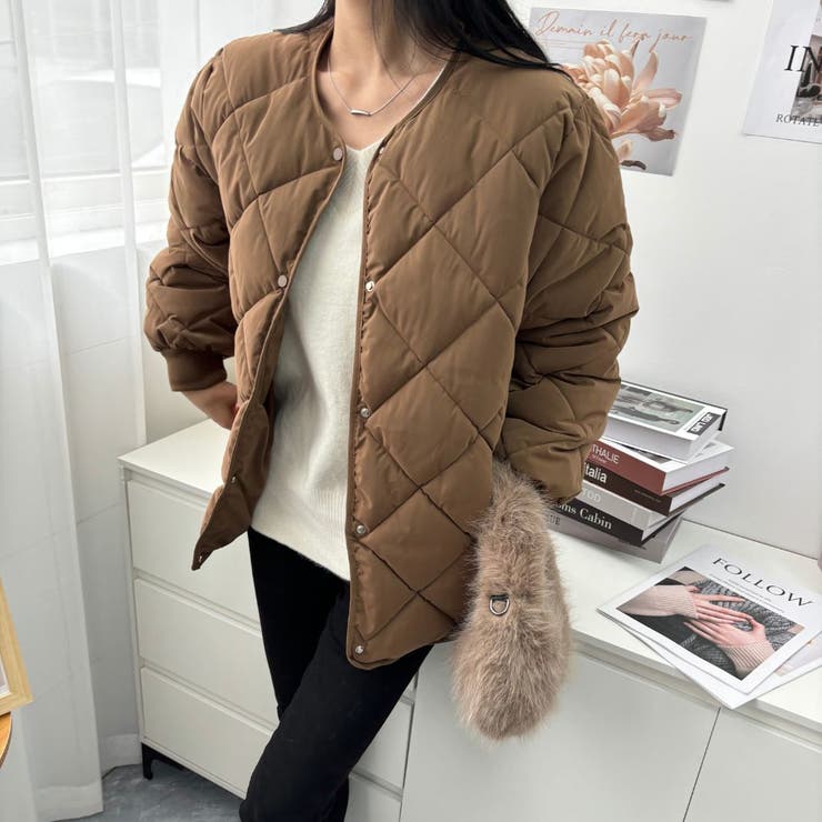 トレンドのキルティングジャケット キルティング 中綿 | maison de LATIR | 詳細画像26 