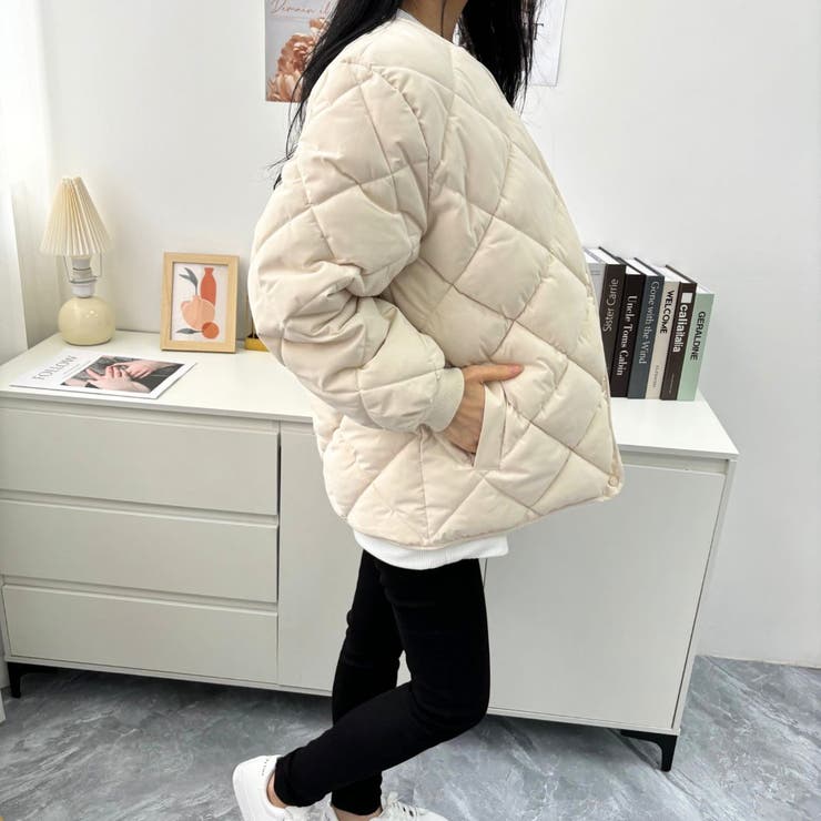 トレンドのキルティングジャケット キルティング 中綿 | maison de LATIR | 詳細画像18 