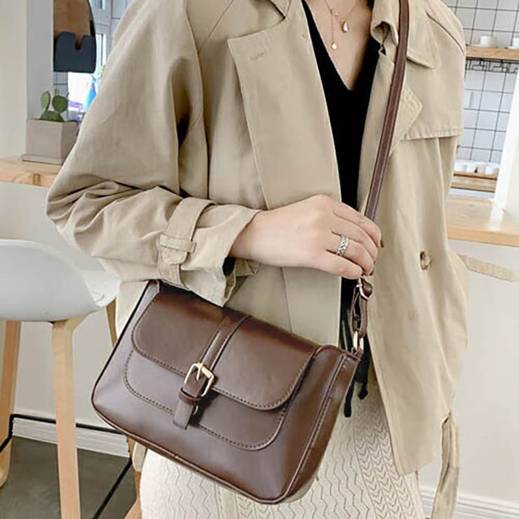 ブラウン | ショルダーバッグ レトロ かばん | maison de LATIR