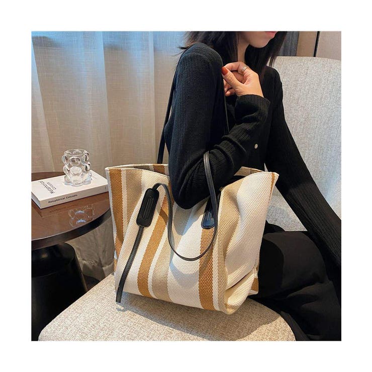 大人カジュアルなキャンバストートバッグ キャンバス トートバッグ | maison de LATIR | 詳細画像8 