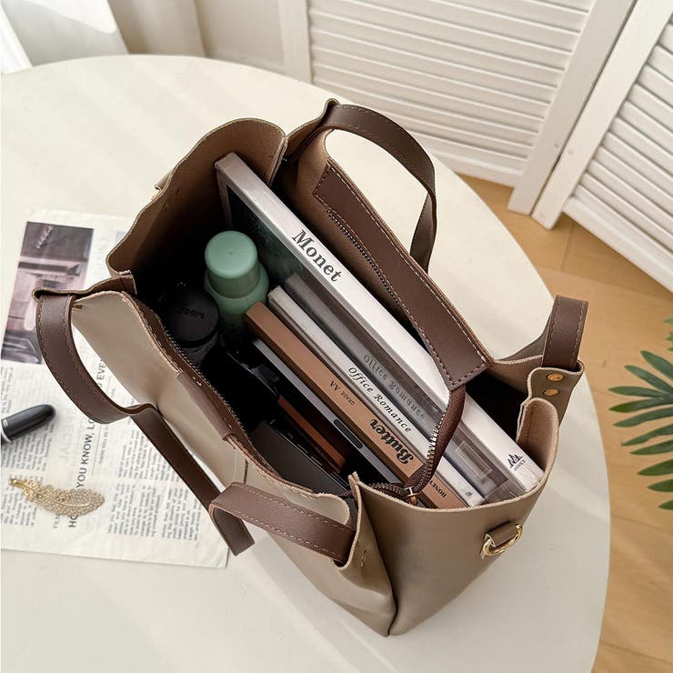 A4サイズ対応の大容量トートバッグ トートバッグ 2way | maison de LATIR | 詳細画像3 