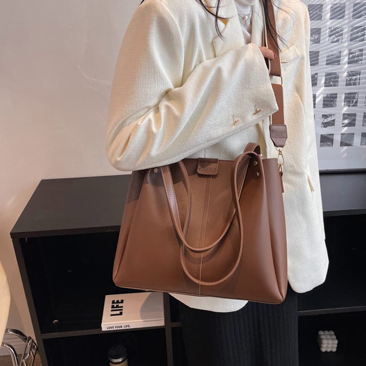 A4サイズ対応の大容量トートバッグ トートバッグ 2way | maison de LATIR | 詳細画像8 