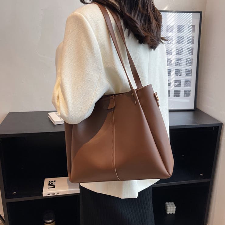 A4サイズ対応の大容量トートバッグ トートバッグ 2way | maison de LATIR | 詳細画像9 