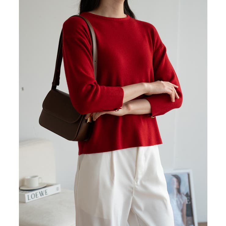 ベーシックなデザインが重宝するショルダーバッグ ストラップ調整可 肩掛け | maison de LATIR | 詳細画像11 