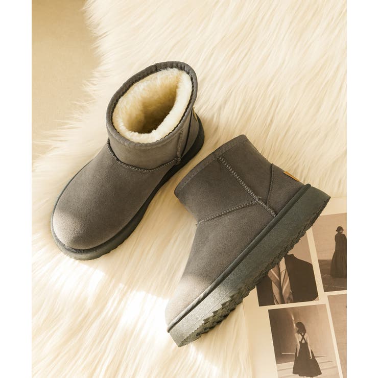 日常使いしやすく寒い季節に大活躍のムートンブーツ スノーブーツ 冬 | maison de LATIR | 詳細画像22 