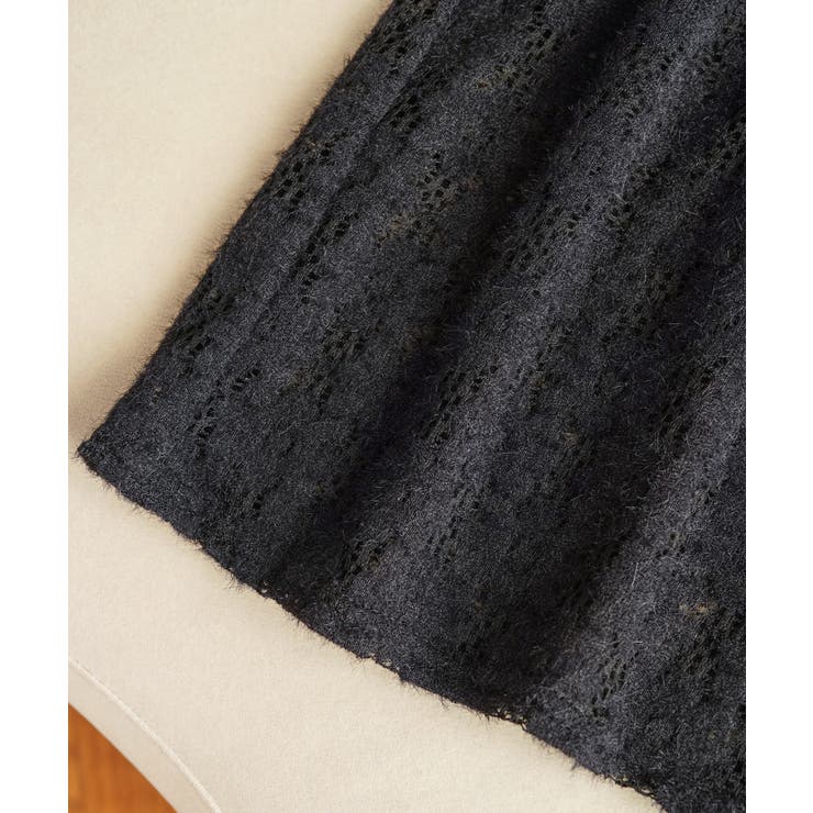 女性らしいレースデザインが映えるブラウス ハイネック シャツ | maison de LATIR | 詳細画像20 