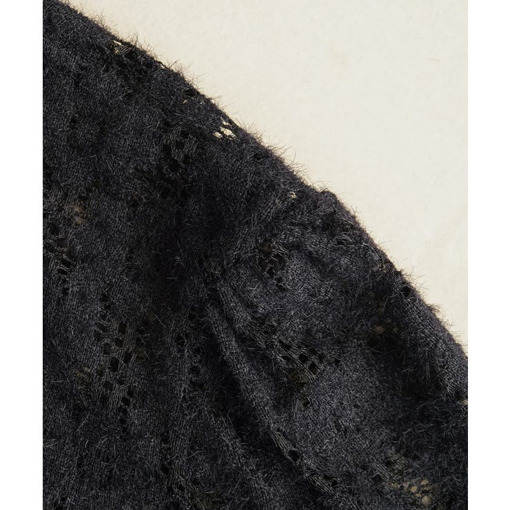 女性らしいレースデザインが映えるブラウス ハイネック シャツ | maison de LATIR | 詳細画像22 