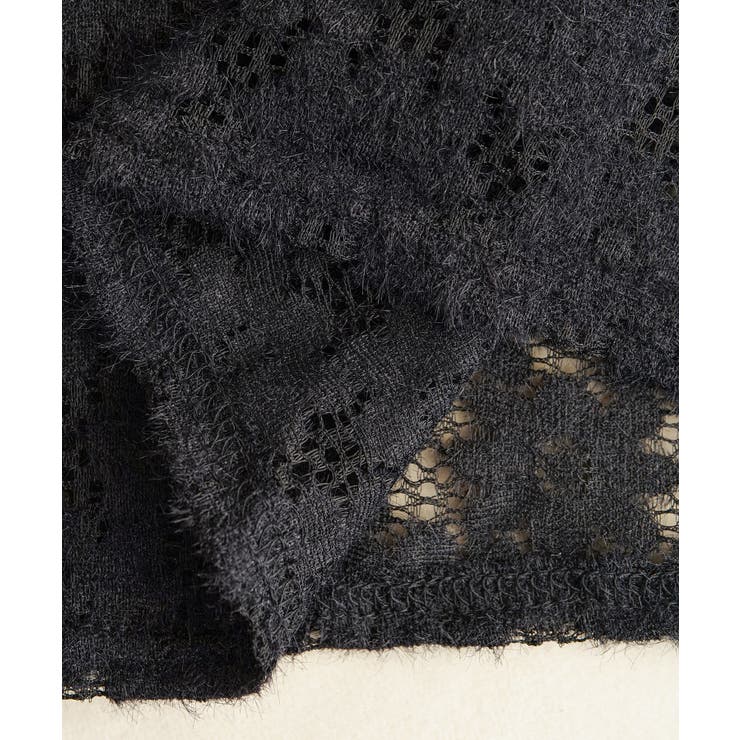 女性らしいレースデザインが映えるブラウス ハイネック シャツ | maison de LATIR | 詳細画像23 