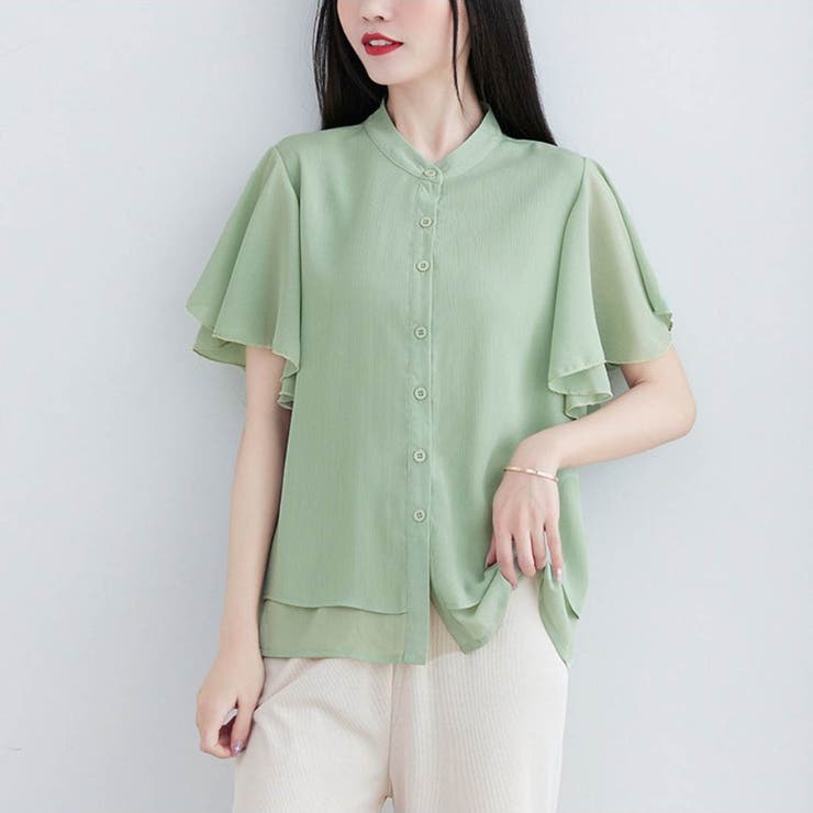 51700円のお品　フリル袖 トップス 51700円のお品フリル袖 トップス