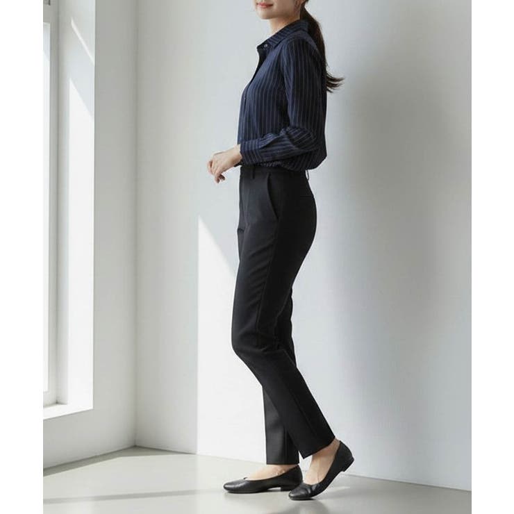 【色: ブラック】[KOREARU] ストライプシャツ レディース ブラウス レ ブラウス シャツ カシュクール ストライプ レディース : ZOZOTOWN
